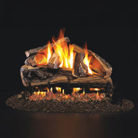 30-inch Rugged Split Oak Vented Gas Log Set by Real Fyre