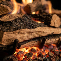 20" Split Oak Designer See-Through Vented Gas Log Set | Real Fyre