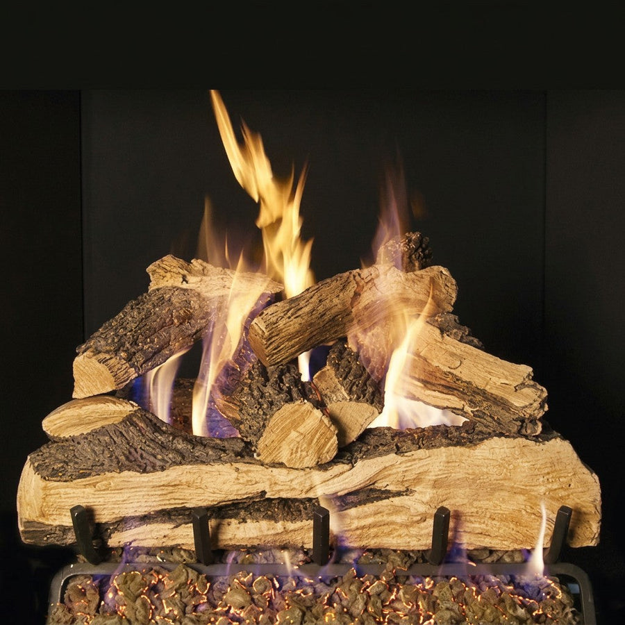20" Split Oak Designer See-Through Vented Gas Log Set