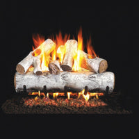 18-inch White Birch ANSI Vented Gas Log Set by Real Fyre