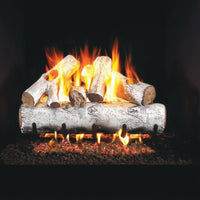 30-inch White Birch Vented Gas Log Set by Real Fyre