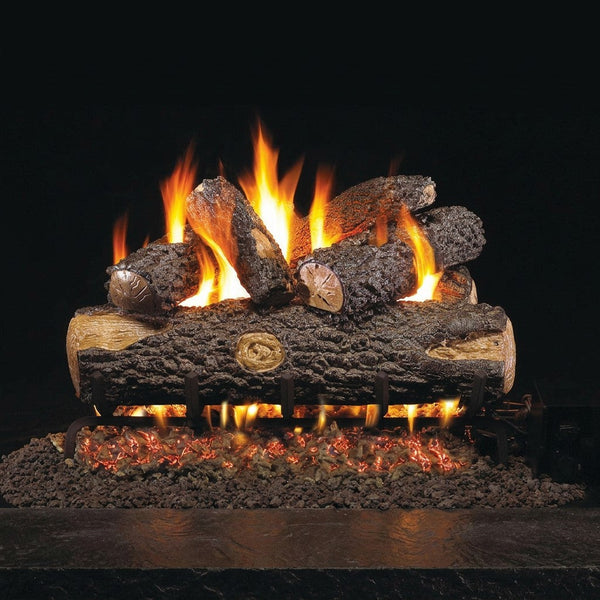 30-inch Woodland Oak ANSI Vented Gas Log Set by Real Fyre