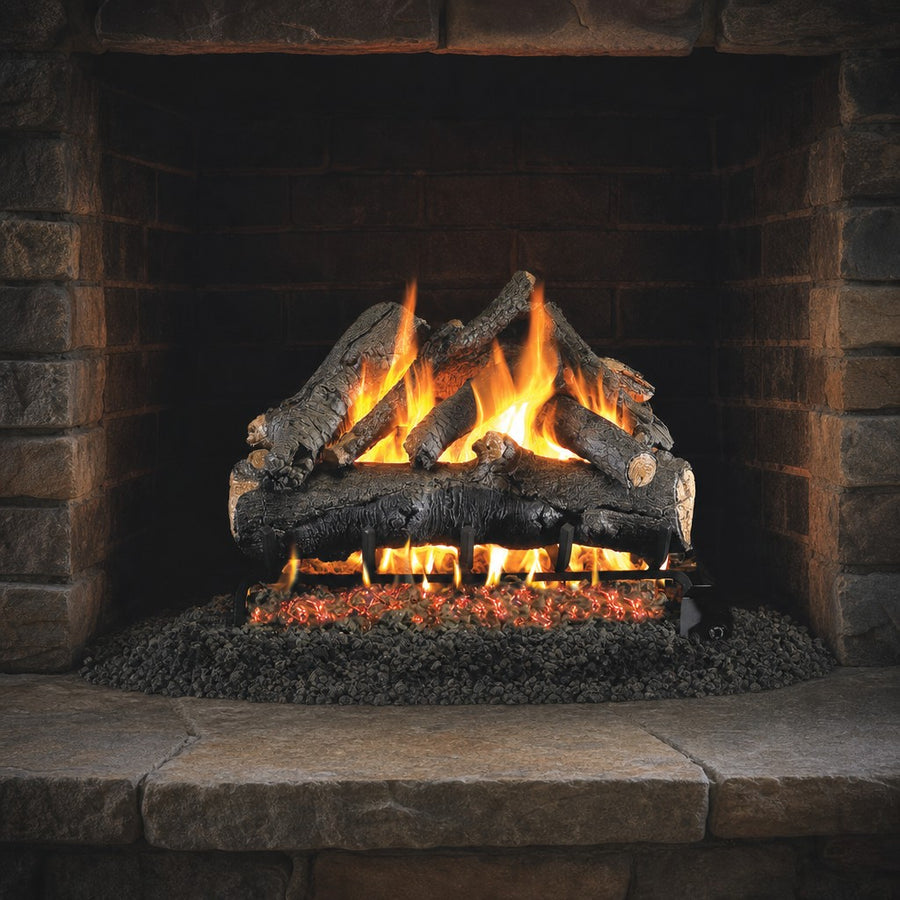 American Oak ANSI Vented Gas Log Set