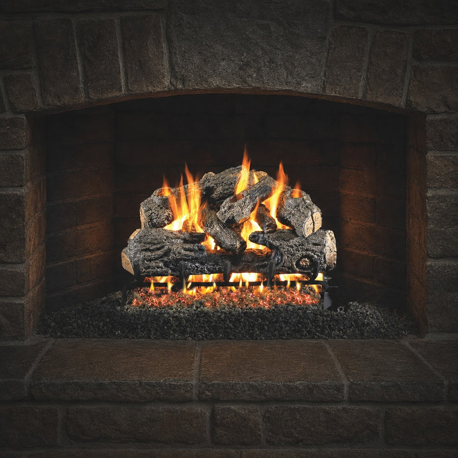 Charred Northern ANSI Vented Gas Log Set