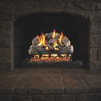 18" Charred Northern Oak Vented Gas Log Set | Real Fyre