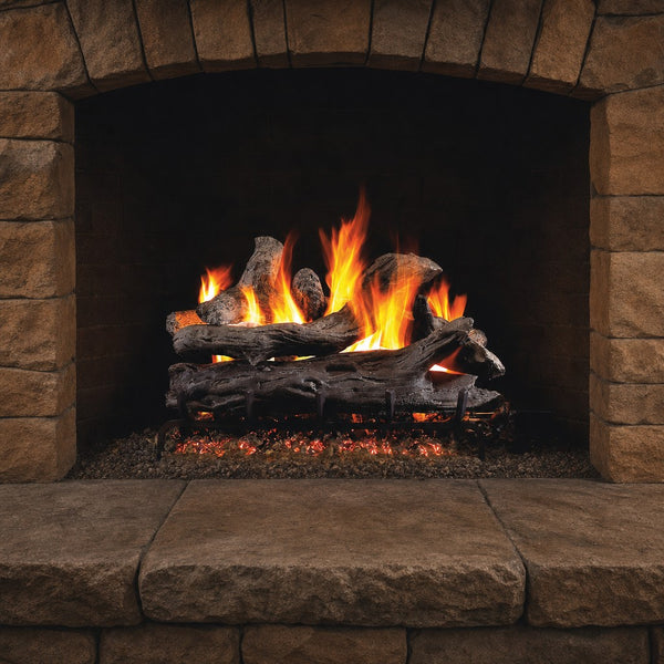 18" Coastal Driftwood Vented Gas Log Set | Real Fyre