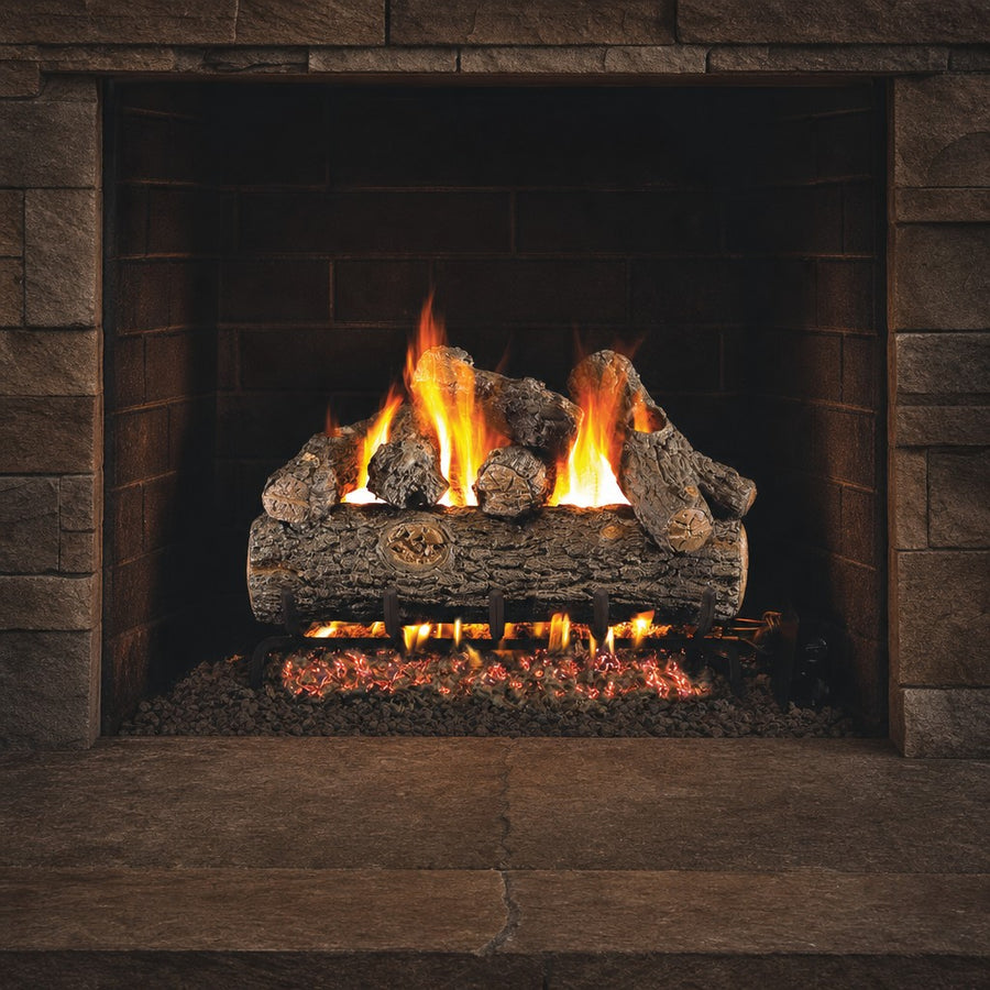 Golden Oak Designer Plus ANSI Vented Gas Log Set