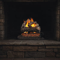 18" Golden Oak Designer Plus ANSI Vented Gas Log Set | Real Fyre