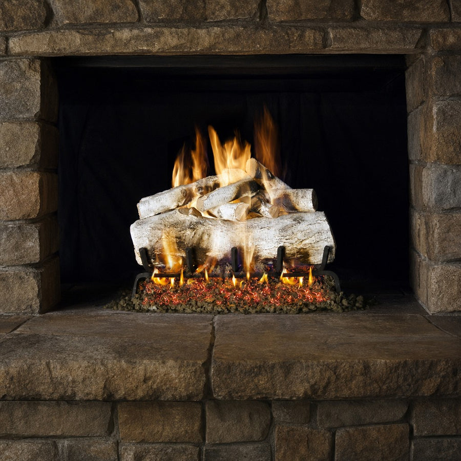 18" Mountain Birch ST Vented Gas Log Set