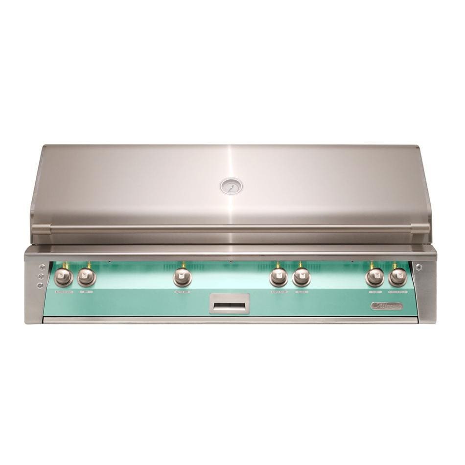 Alfresco ALXE 56-Inch Built-In Natural Gas All Grill With Sear Zone And Rotisserie in Signal Gray