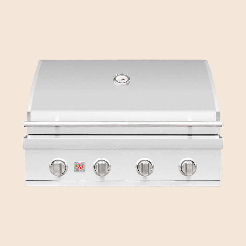 Summerset Sizzler 32-Inch Built-In Gas Grill — lid closed, manufacturer photograph
