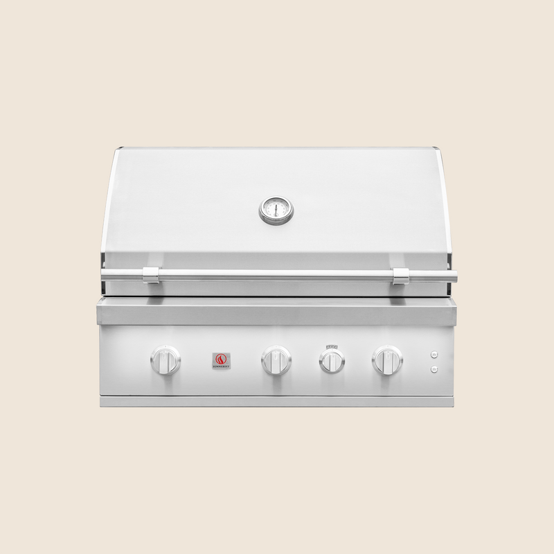 Summerset Quest 36-Inch 3-Burner Built-In Gas Grill with Rear Infrared Burner