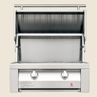 Summerset Resort 30-Inch Built-In Gas Grill — lid-open profile