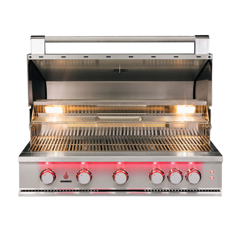 TrueFlame 40-Inch 5-Burner Built-In Gas Grill