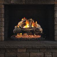20" Split Oak ANSI Vented Gas Log Set | Real Fyre