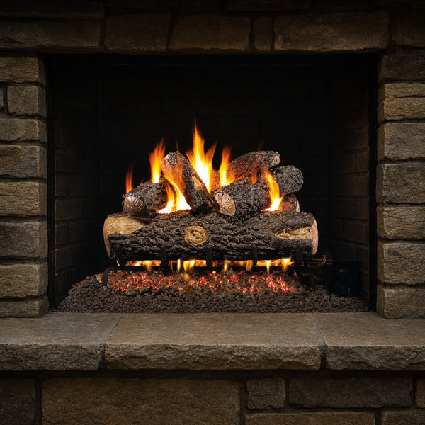 20" Woodland Oak Vented Gas Log Set | Real Fyre