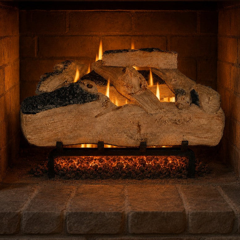 Western Pine Vented Gas Log Set