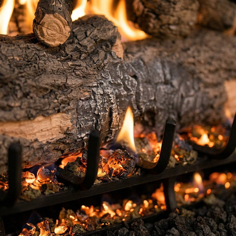 24" Mountain Crest Oak Vented Gas Log Set | Real Fyre