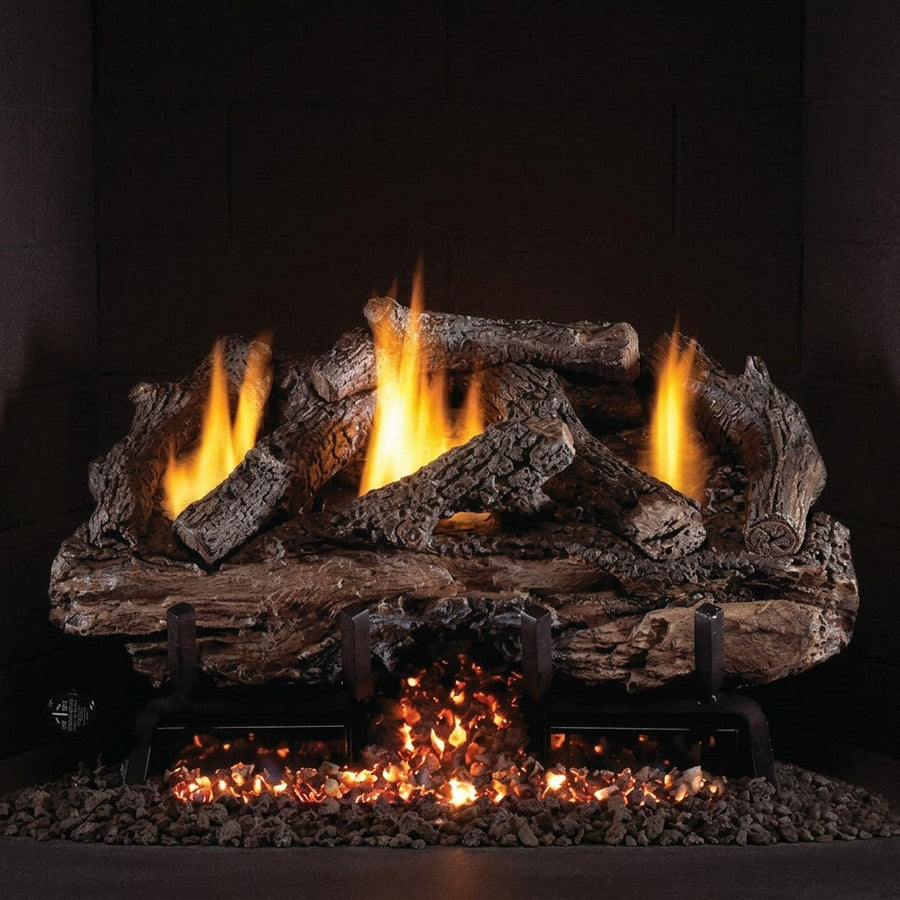 Peterson Charred Aged Split Refractory Ventless Gas Logs
