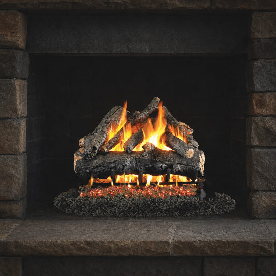 American Oak ANSI Vented Gas Log Set