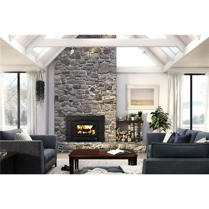 Osburn Matrix 2700 Wood Fireplace Insert — OB02700 — manufacturer product photograph; installation finishes and separately sold components may be shown