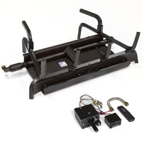 Grand Canyon 48" Assembled 2-Burner Vented Gas Burner System — Natural Gas, Modulating Millivolt with Remote