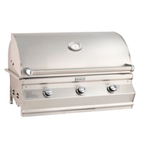 Fire Magic Choice Multi-User CM650i Built-In Gas Grill — manufacturer view, solid hood