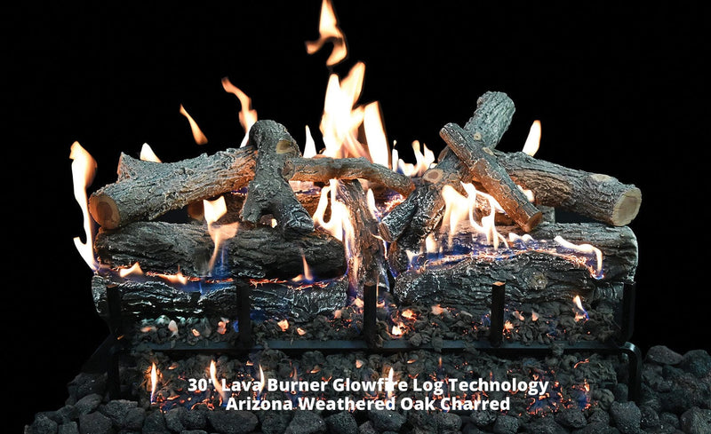 Grand Canyon 30" Lava Front-View Vented Gas Burner - Propane, Variable Electronic Ignition