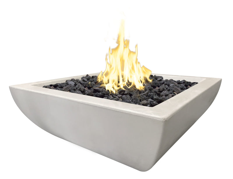 30″ Bordeaux Petite Square Fire Bowl - ExceptionalFire