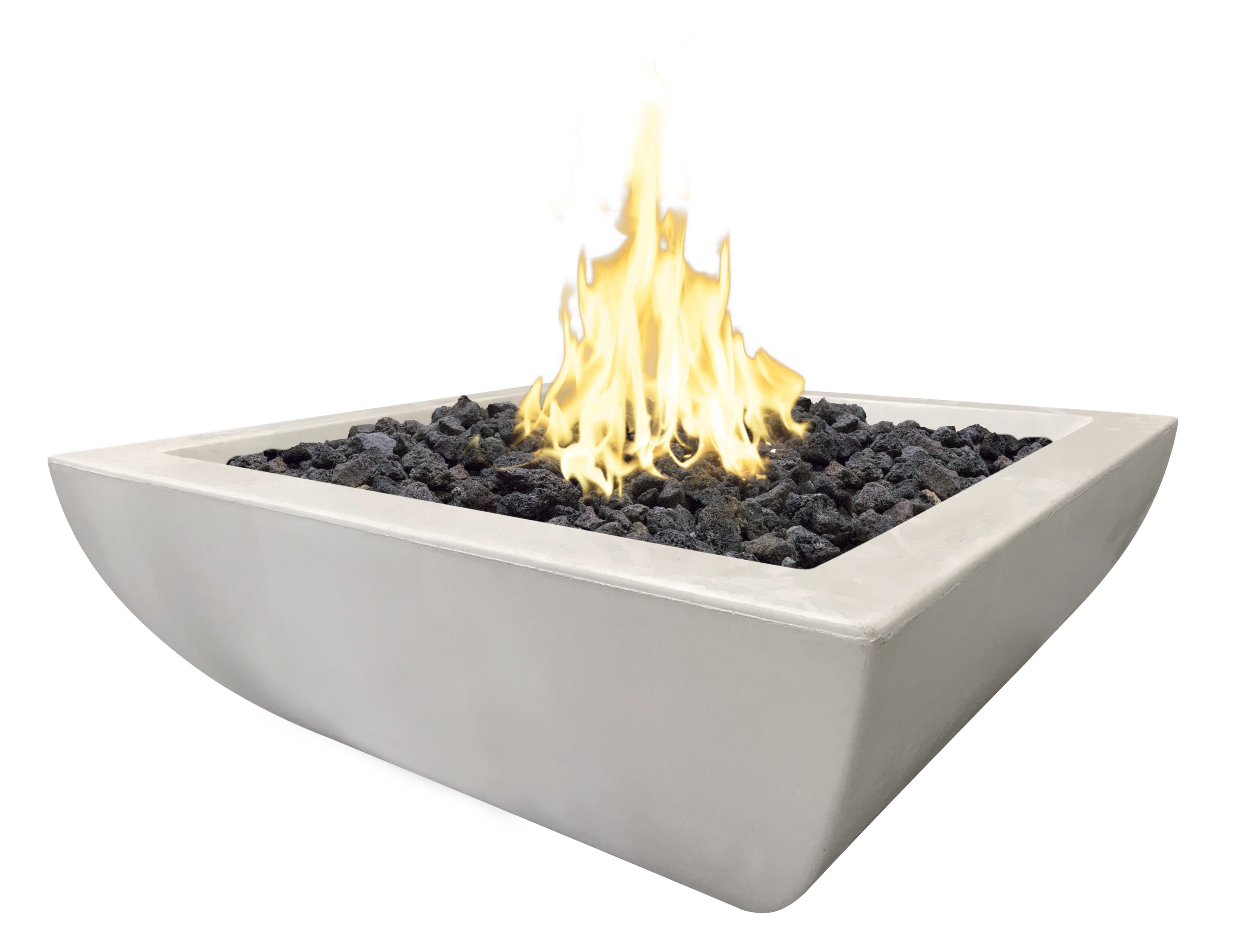 30″ Bordeaux Petite Square Fire Bowl - ExceptionalFire