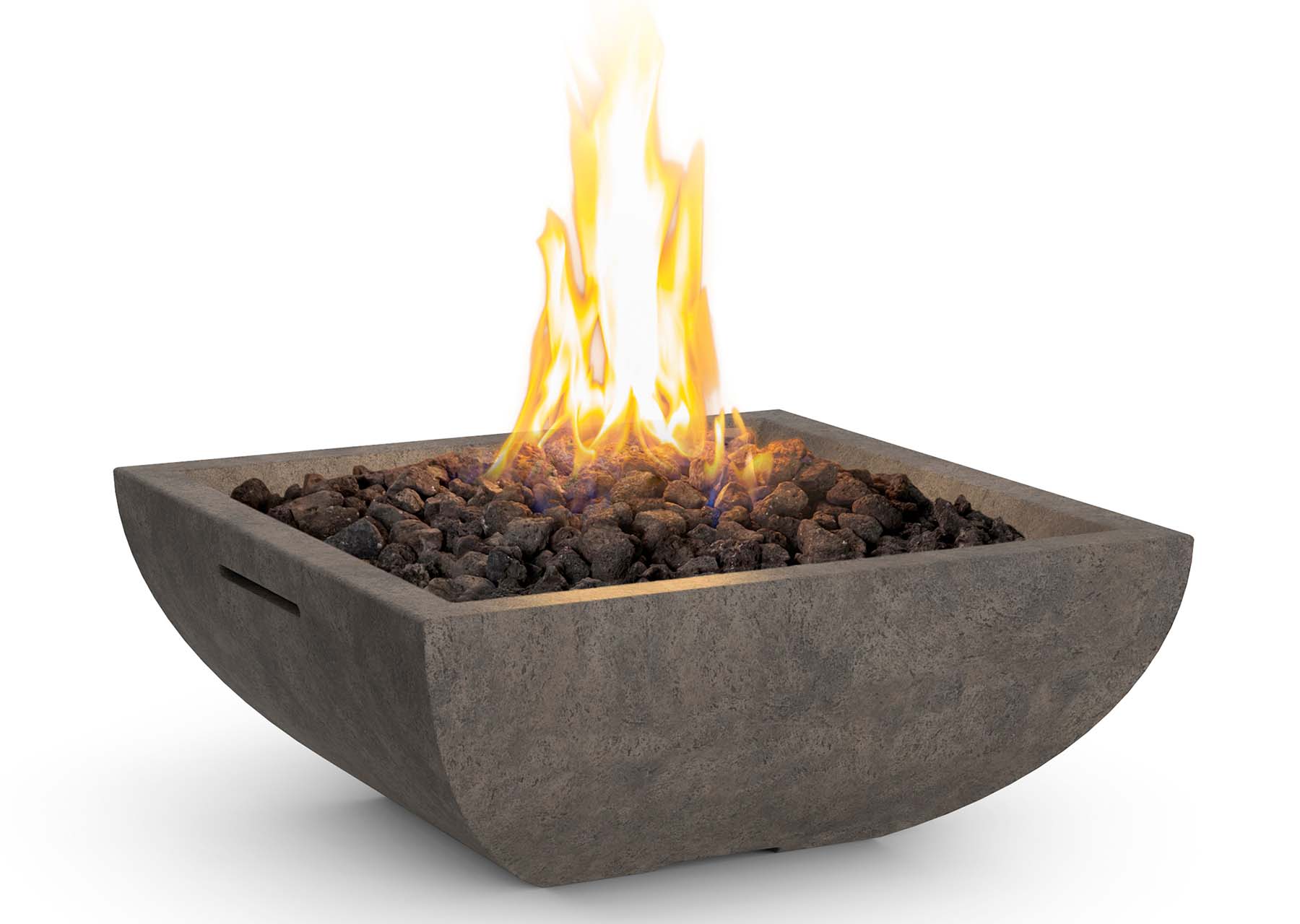 30″ Bordeaux Petite Square Fire Bowl - ExceptionalFire