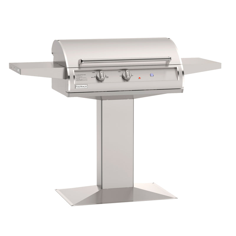 Fire Magic EL500s 30-Inch Analog Electric Grill on Patio Post — manufacturer exact configuration