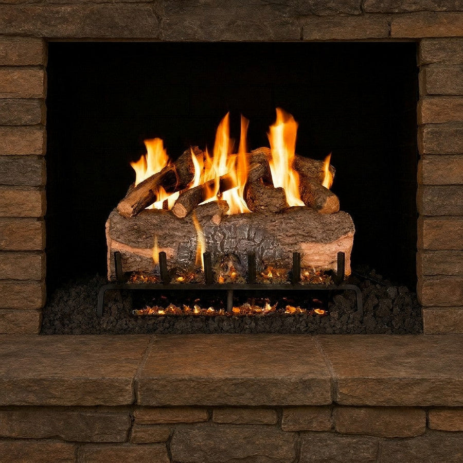 Mountain Crest Oak Vented Gas Log Set