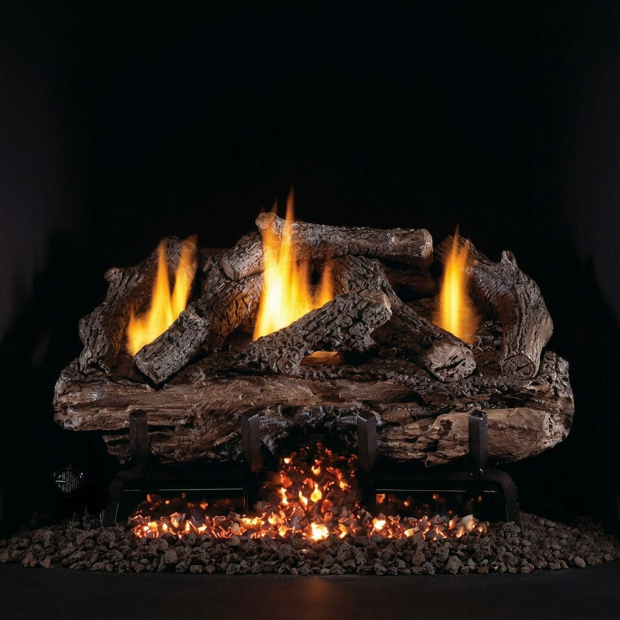 Peterson Charred Aged Split Refractory Ventless Gas Logs