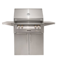 Alfresco ALXE 30-Inch Freestanding Gas Grill — 30 Cart Front View Closed