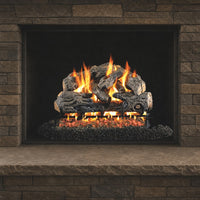 30" Charred Northern ANSI Vented Gas Log Set | Real Fyre