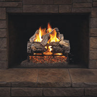 30" Charred Oak ANSI Vented Gas Log Set | Real Fyre