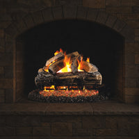 30" Split Oak ANSI Vented Gas Log Set | Real Fyre