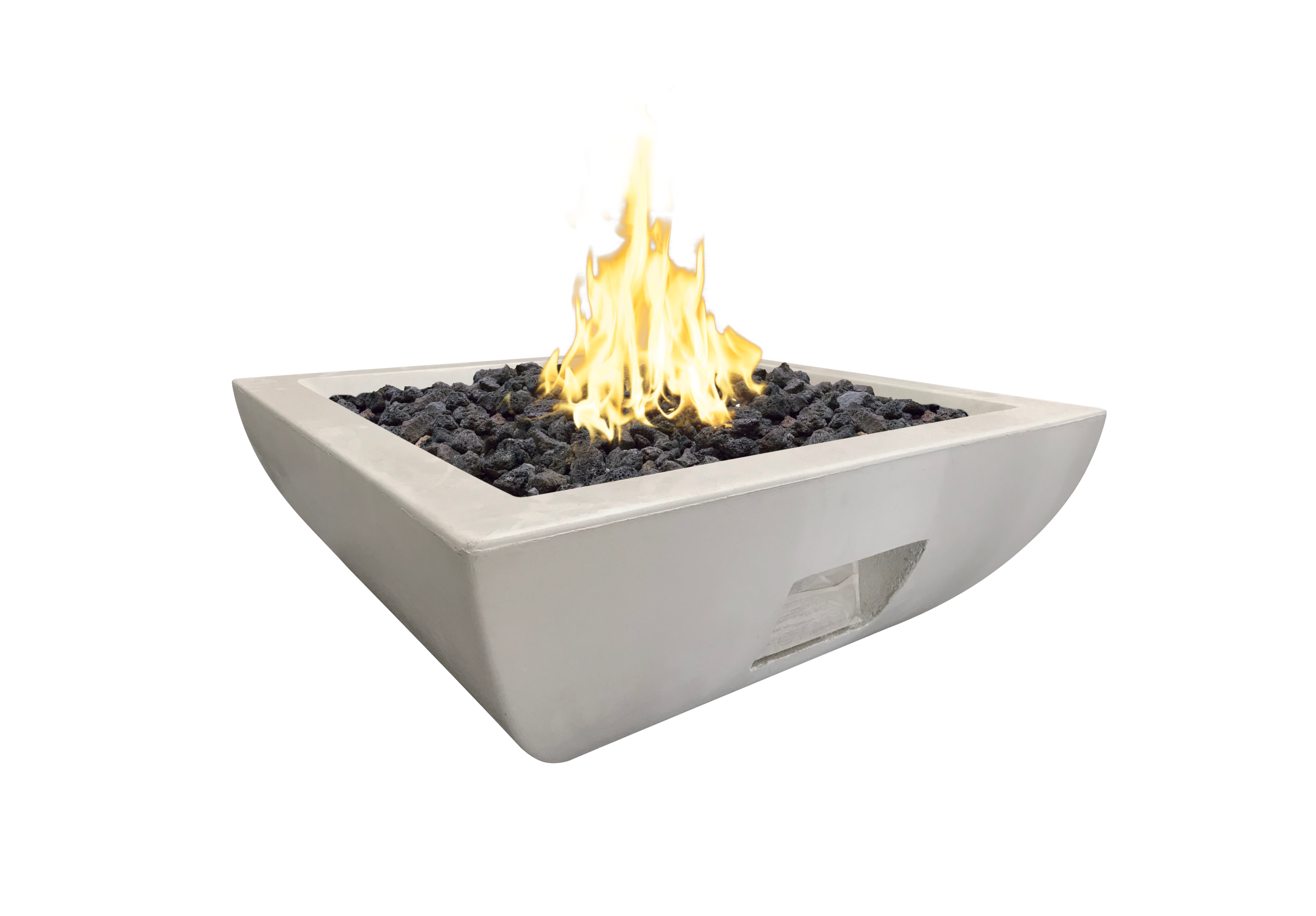 36″ Bordeaux Square Fire Bowl