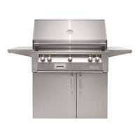 Alfresco ALXE 36-Inch Freestanding Gas Grill — 36 Cart Front Closed