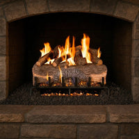 39-inch Mountain Crest Oak Vented Gas Log Set by Real Fyre