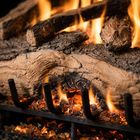 39" Mountain Crest Split Oak Vented Gas Log Set | Real Fyre
