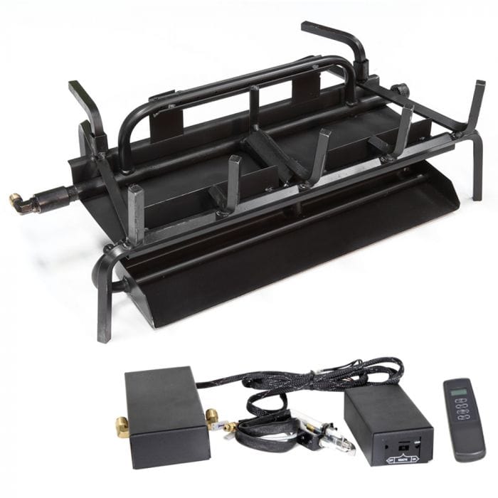 Grand Canyon 30" Assembled See-Through 3-Burner Vented Gas System — Propane, Electronic Ignition with Remote