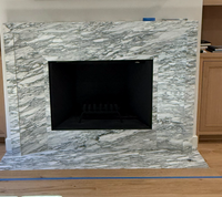 Carolina Fireplace Doors / Opening 37 7/8 W x 26 1/4” / Classic Bronze / 4 Sided Overlap 1 1/2” / Mesh Cabinet Doors