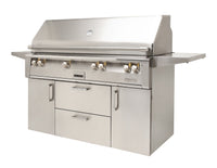 Alfresco 56 BFG Cart Left Closed — stainless steel manufacturer photograph
