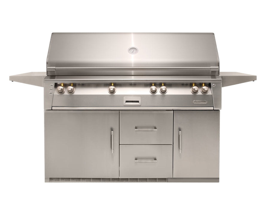 Alfresco ALXE 56-Inch Refrigerated Cart Gas Grill with Sear Zone