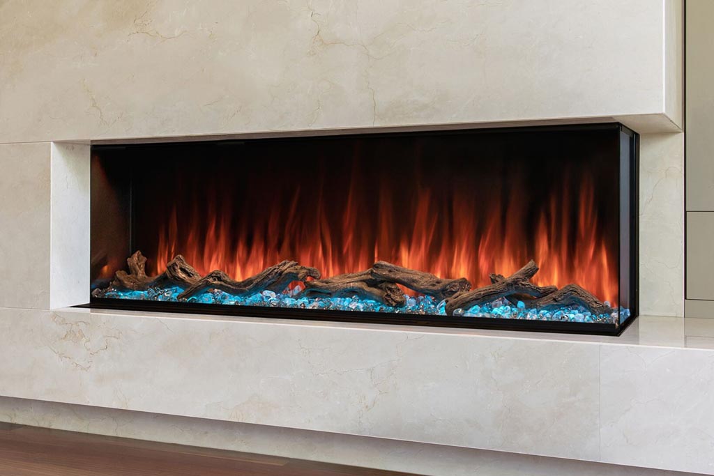 Modern Flames Landscape Pro Multi 68-Inch Three-Sided Electric Fireplace - Model LPM-6816-WMC