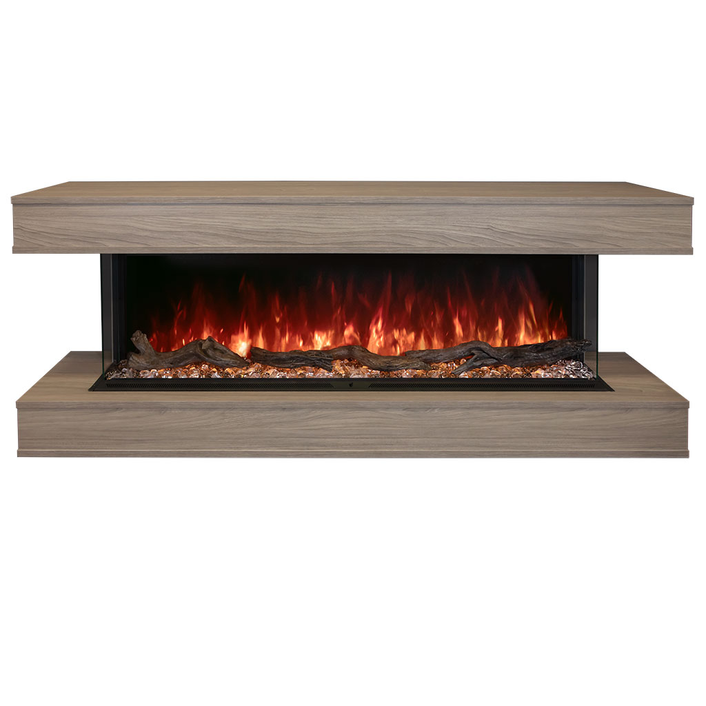 Modern Flames Landscape Pro Multi 96-inch 3-Sided / 2-Sided Built In Electric Fireplace - Model LPM-9616