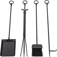 Fireplace Tool Set by Design Specialties Carolina Window Pane – 3/16” Laser-Cut Steel, 21 Finish Colors