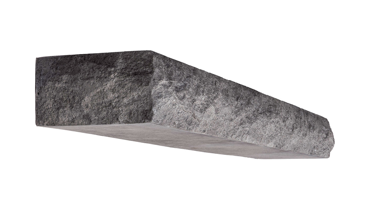 Natural Cut Stone Non-Combustible Mantel Shelf Greystone finish